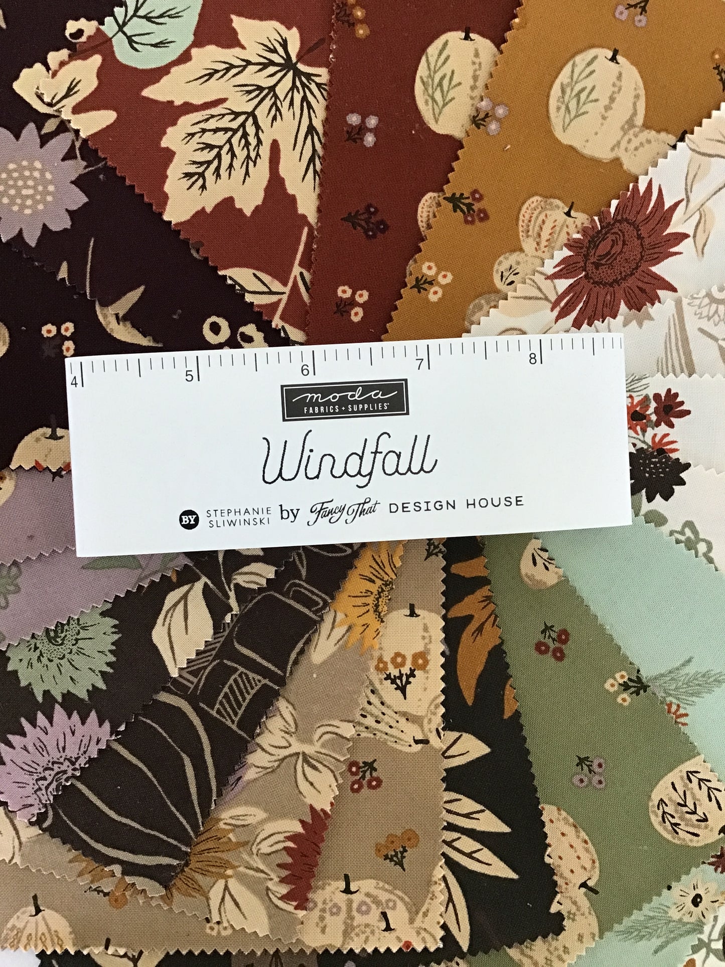 Windfall Charm Pack by Fancy That Design House for Moda Fabrics