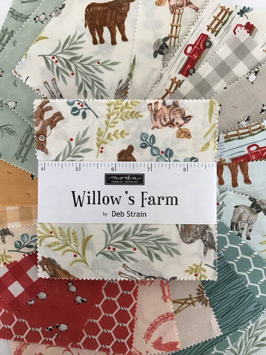 Willow's Farm Charm Pack by Deb Strain for Moda Fabrics