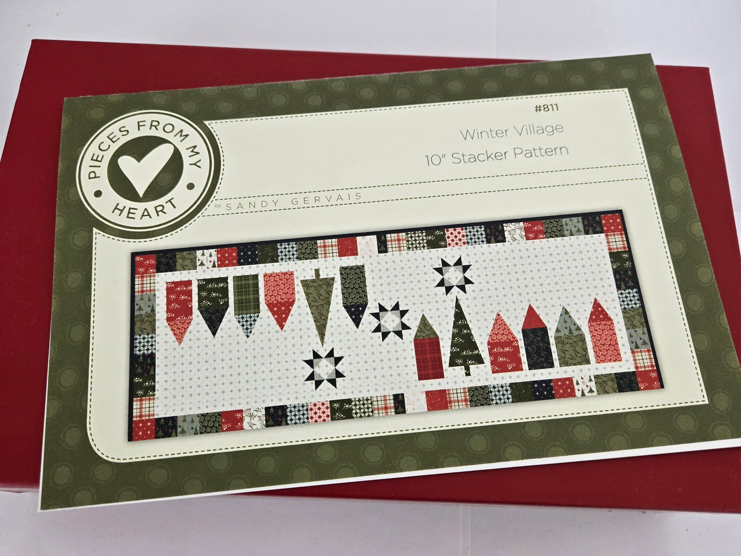 Winter Village Table Runner Quilt Kit by Sandy Gervais from Pieces from My Heart