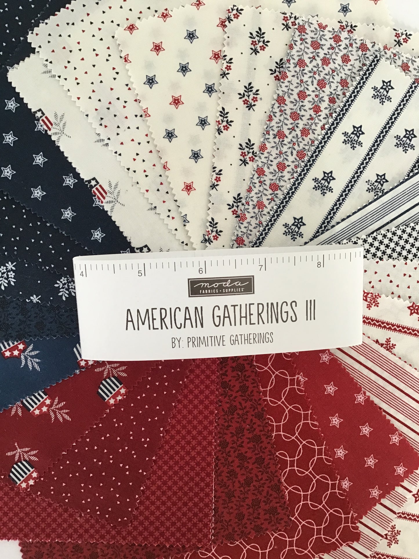 American Gatherings III Charm Pack by Primitive Gatherings for Moda Fabrics