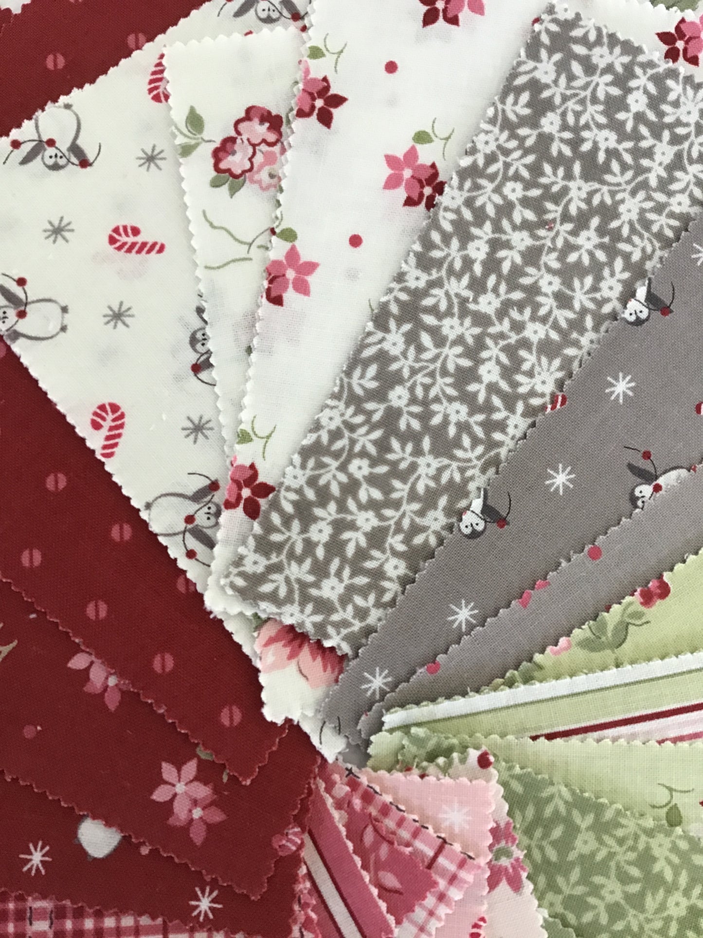 A Very Sweet Christmas Jelly Roll by Bunny Hill Designs for Moda