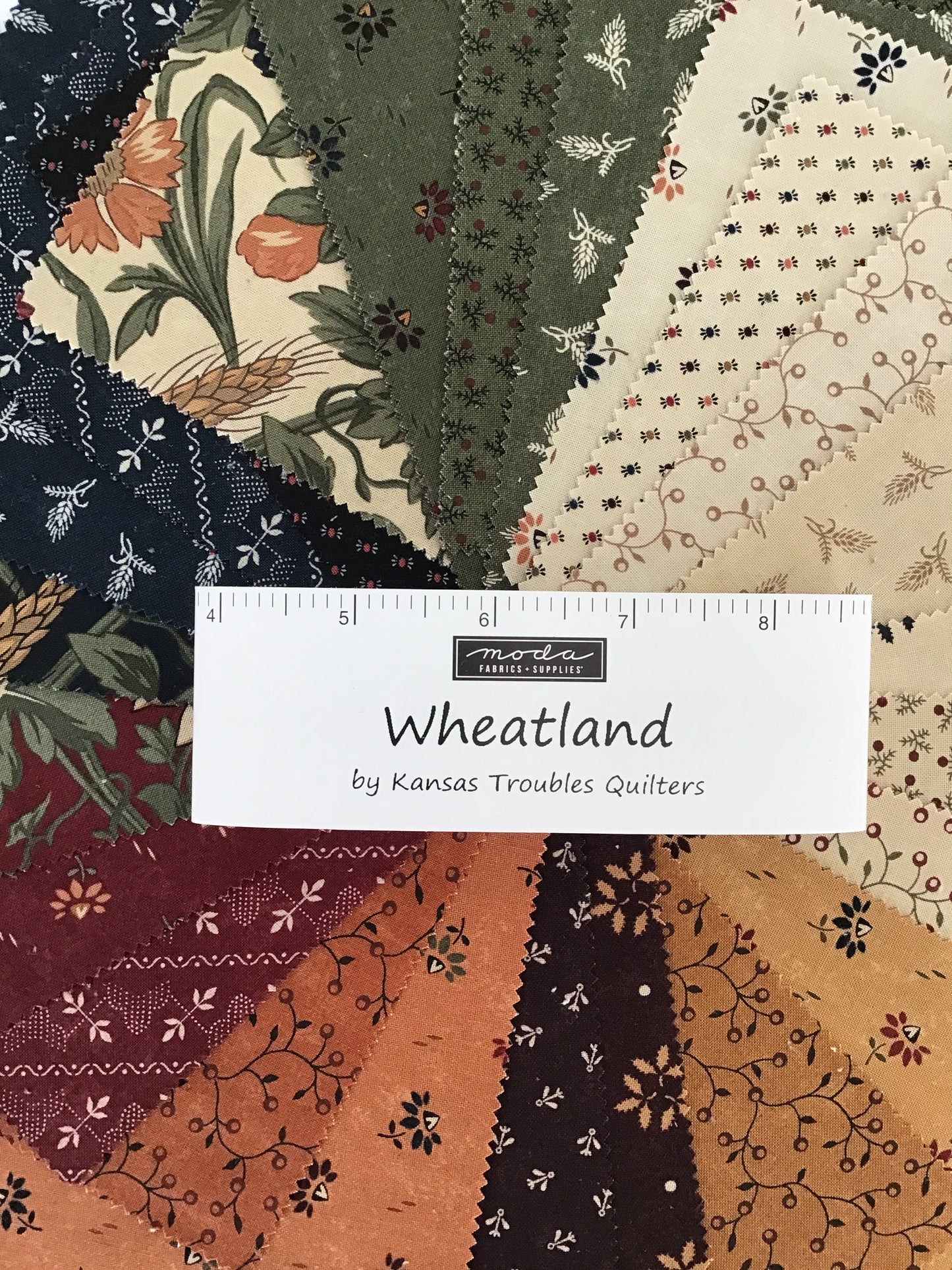 Wheatland Charm Pack by Kansas Troubles Quilters for Moda Fabrics