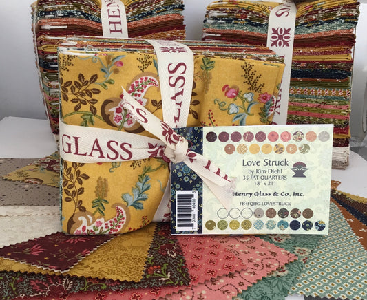Love Struck Fat Quarter Bundle by Kim Diehl (35) 18" x 21" Fat Quarters