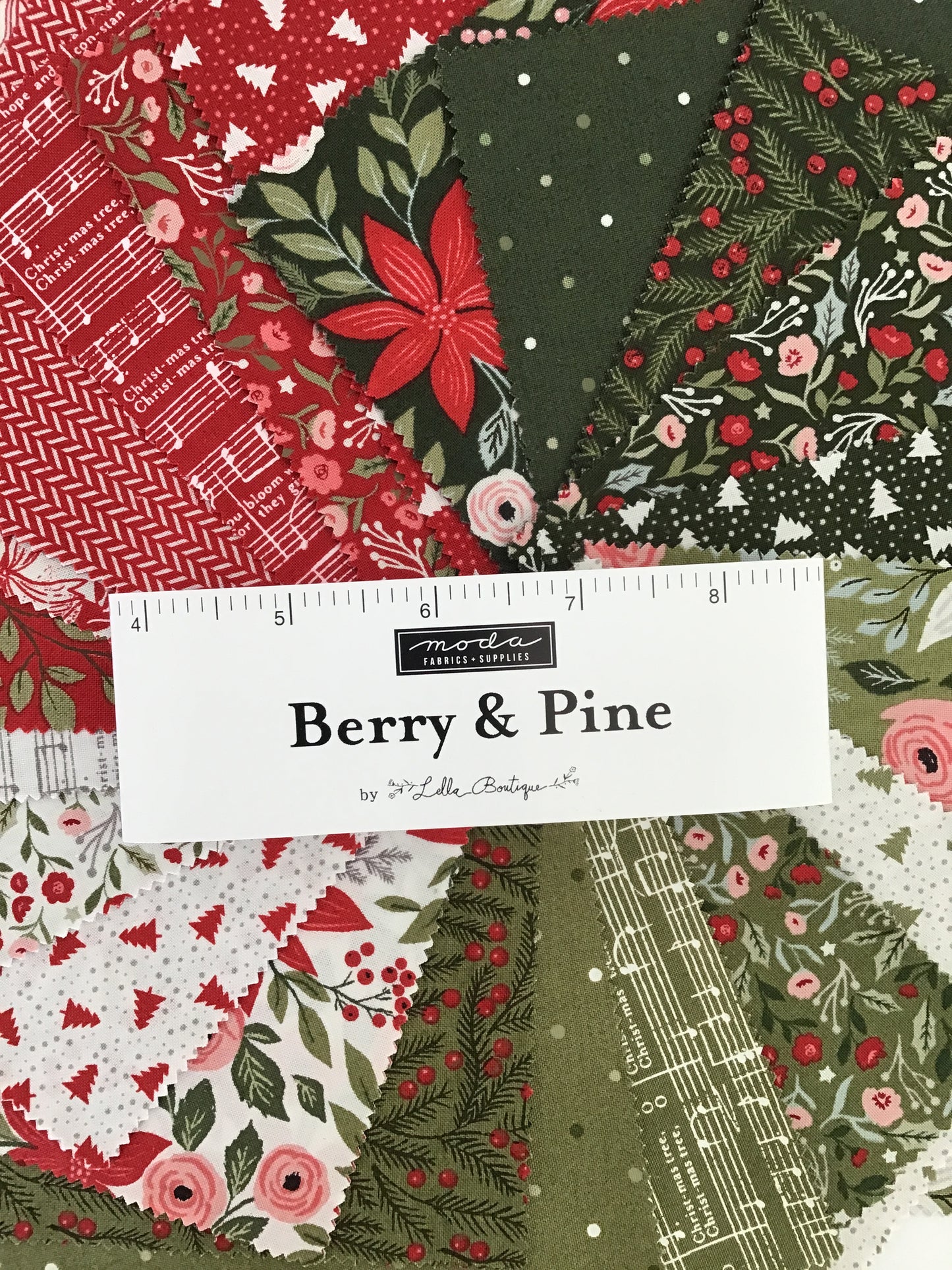 Berry & Pine Charm Pack by Lella Boutique for Moda Fabrics