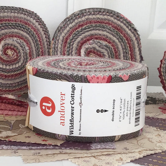 Wildflower Jelly Roll by Renee Nanneman for Andover Fabrics