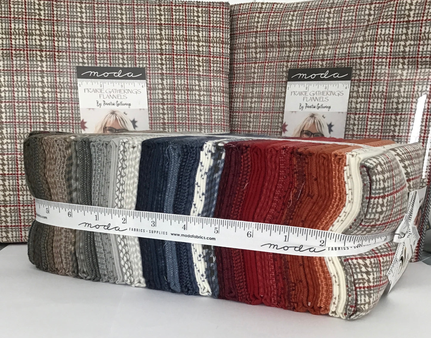 Prairie Gatherings Flannel Fat Quarter Bundle, (36) 18" x 22" Fat Quarters