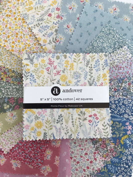 Petite Fleur Charm Pack by Andover Fabrics