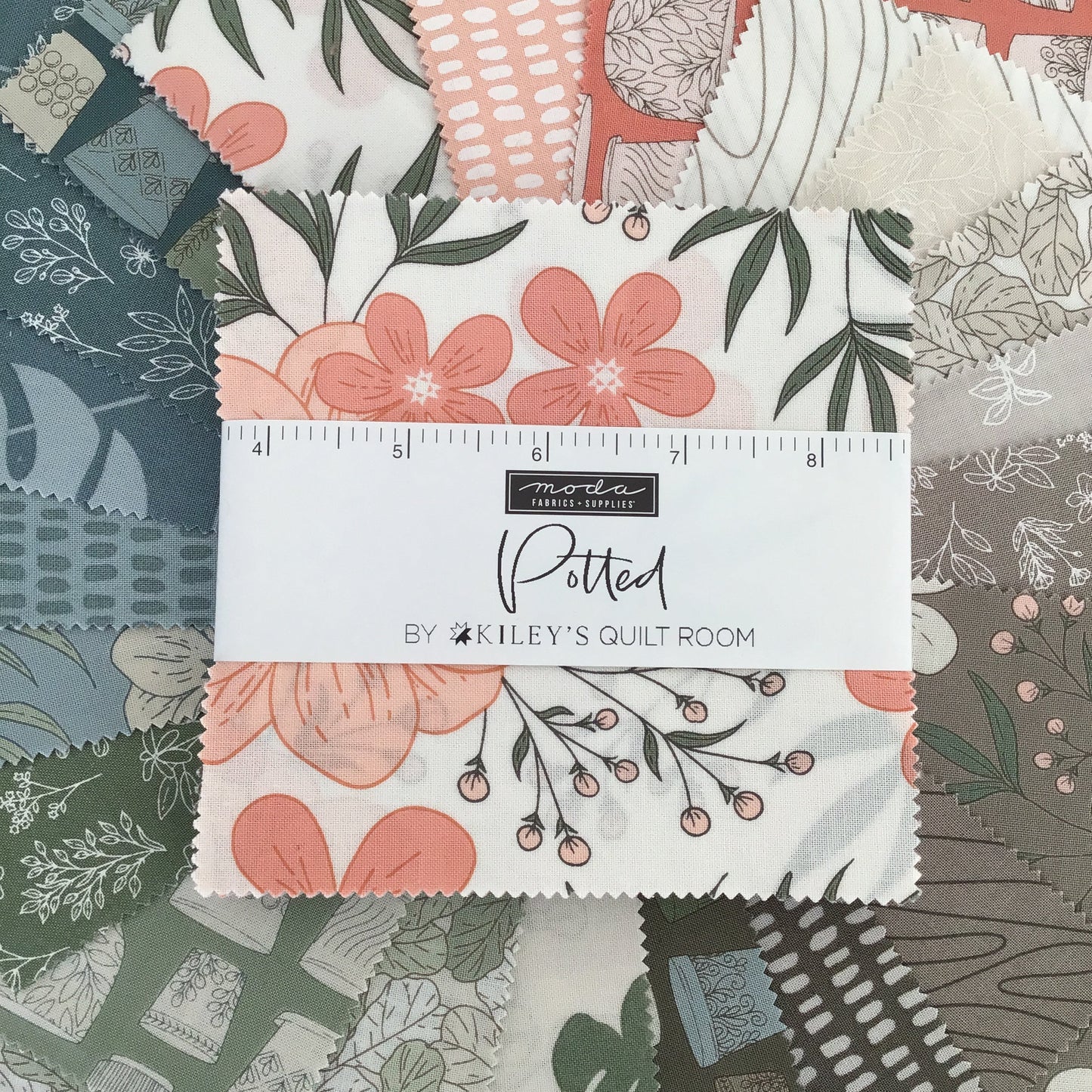 Potted Charm Pack by Kiley's Quilt Room for Moda Fabrics