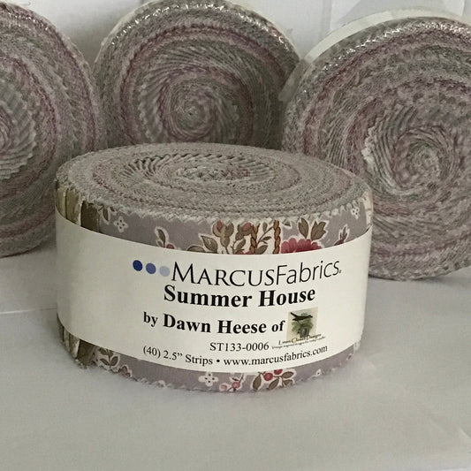 Summer House Jelly Roll by Dawn Heese of Linen Closet Designs for Marcus Fabrics