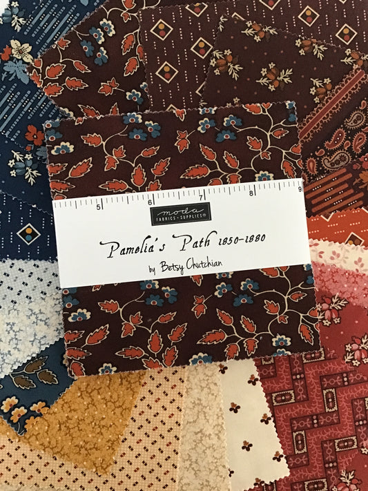 Pamelia's Path 1850-1880 Charm Pack by Betsy Chutchian for Moda Fabrics