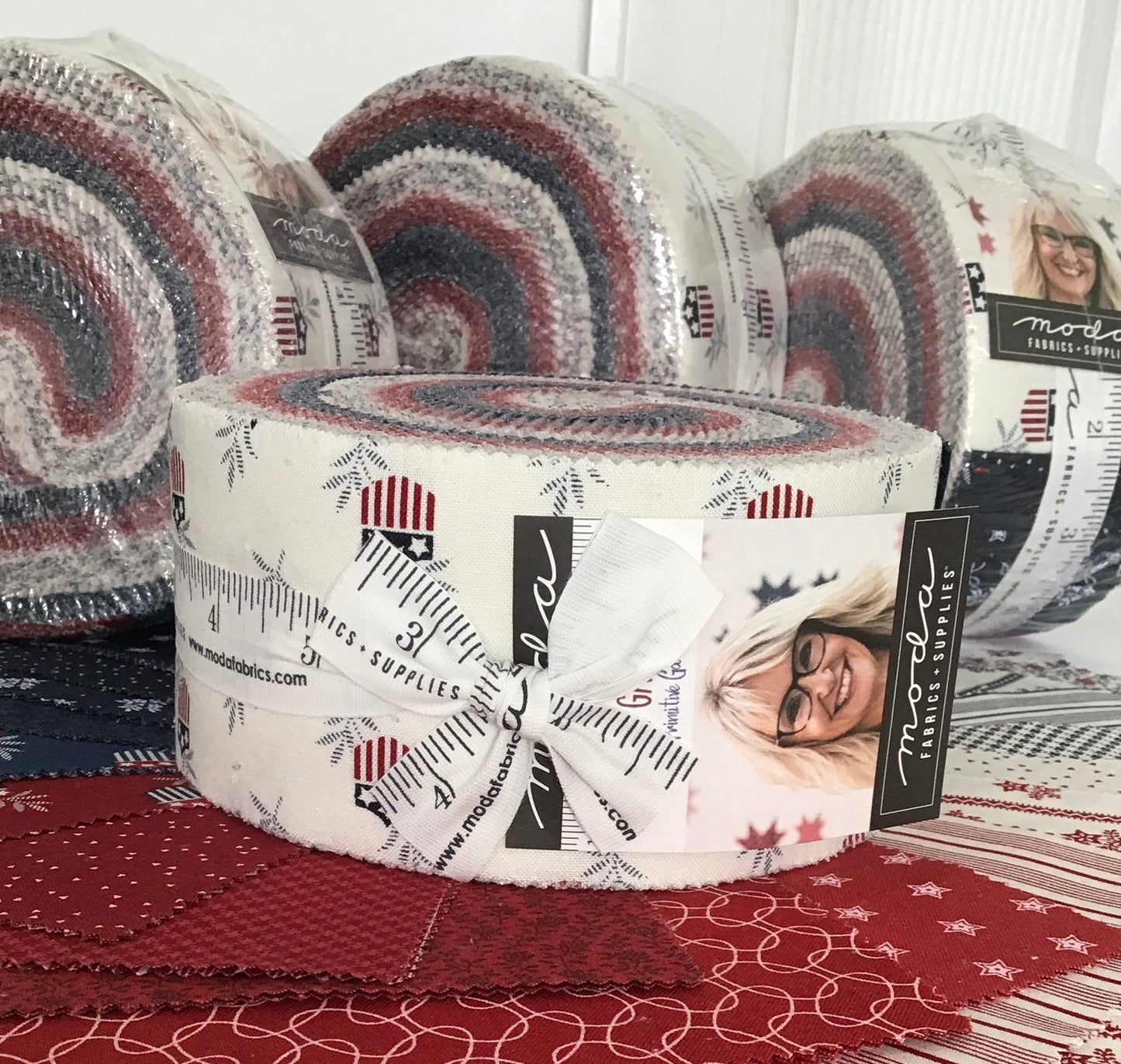 American Gatherings III Jelly Roll by Primitive Gatherings for Moda Fabrics