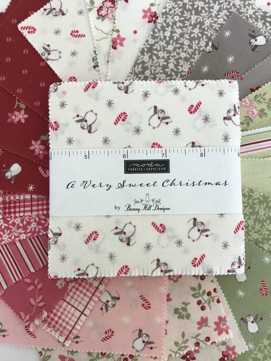 A Very Sweet Christmas Charm Pack by Bunny Hill Designs for Moda