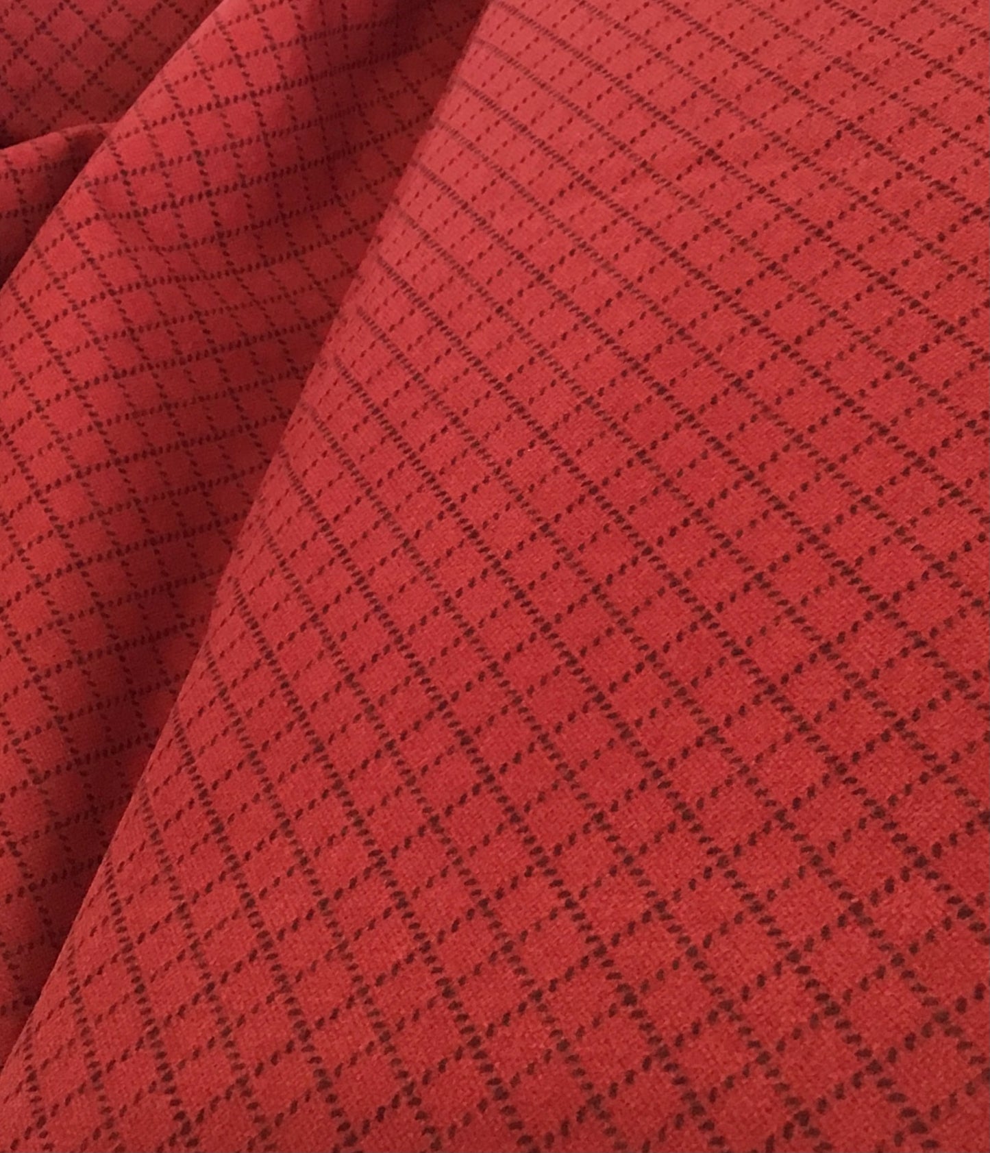 Prairie Gatherings Flannel by Primitive Gatherings for Moda Fabrics, Brick Red, Yardage Sold by the Yard