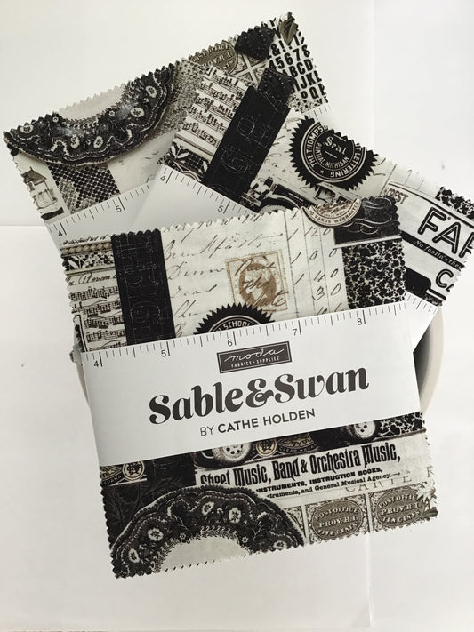 Sable & Swan Charm Pack by Cathe Holden for Moda Fabrics