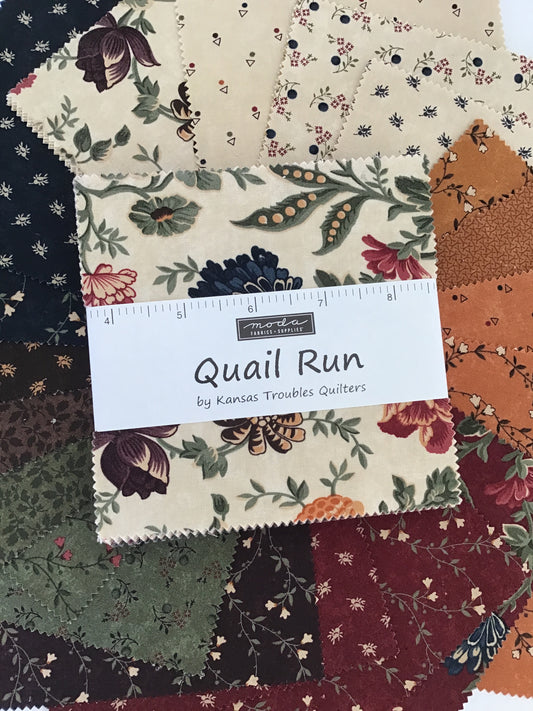 Quail Run Charm Pack by Kansas Troubles for Moda Fabrics