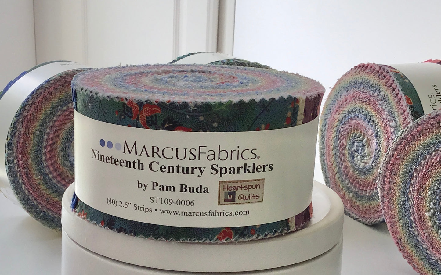 Nineteenth Century Sparklers Jelly Roll by Pam Buda for Marcus Fabrics