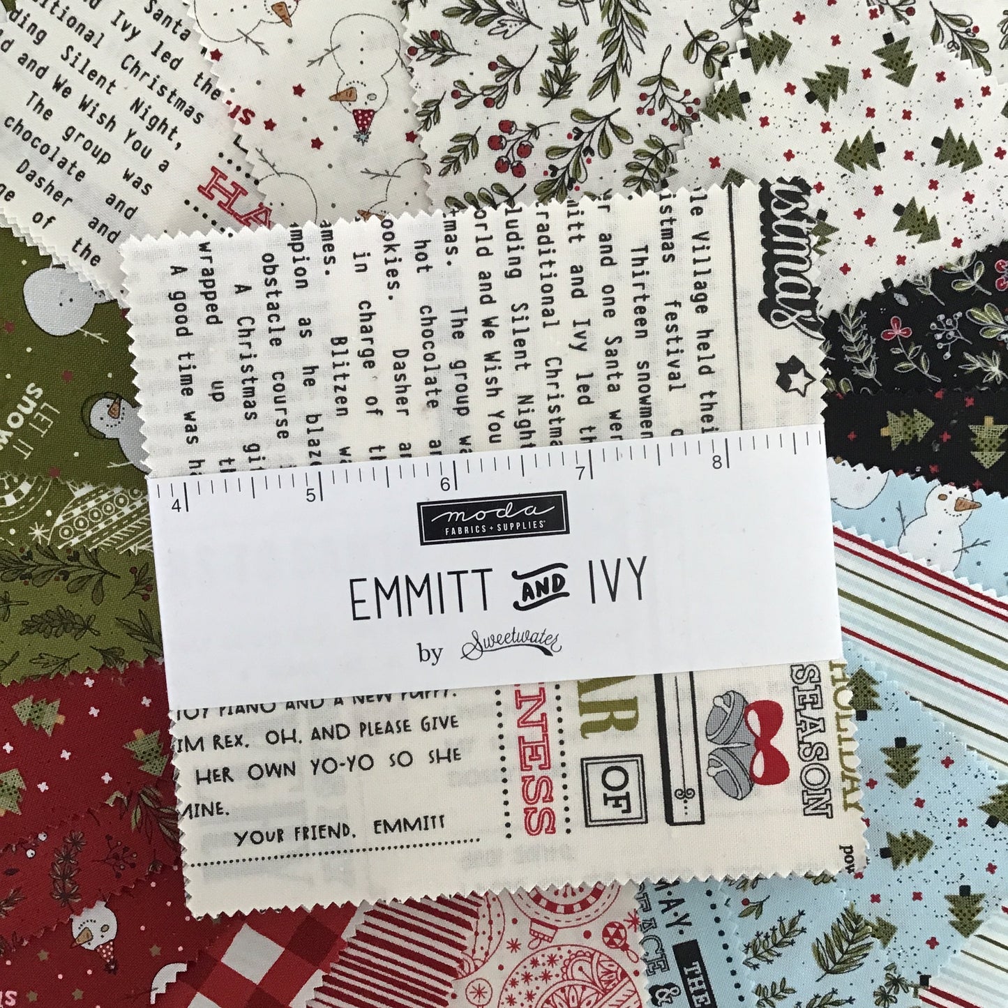 Emmitt and Ivy Charm Pack by Sweetwater for Moda Fabrics