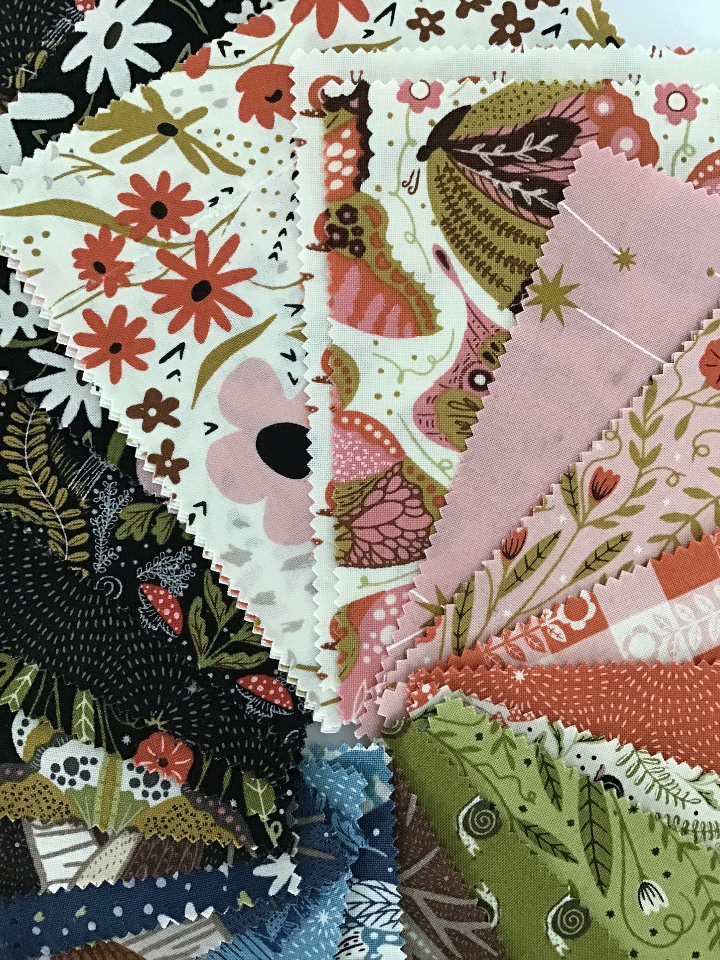 Night Owl Charm Pack by Gingiber for Moda Fabrics