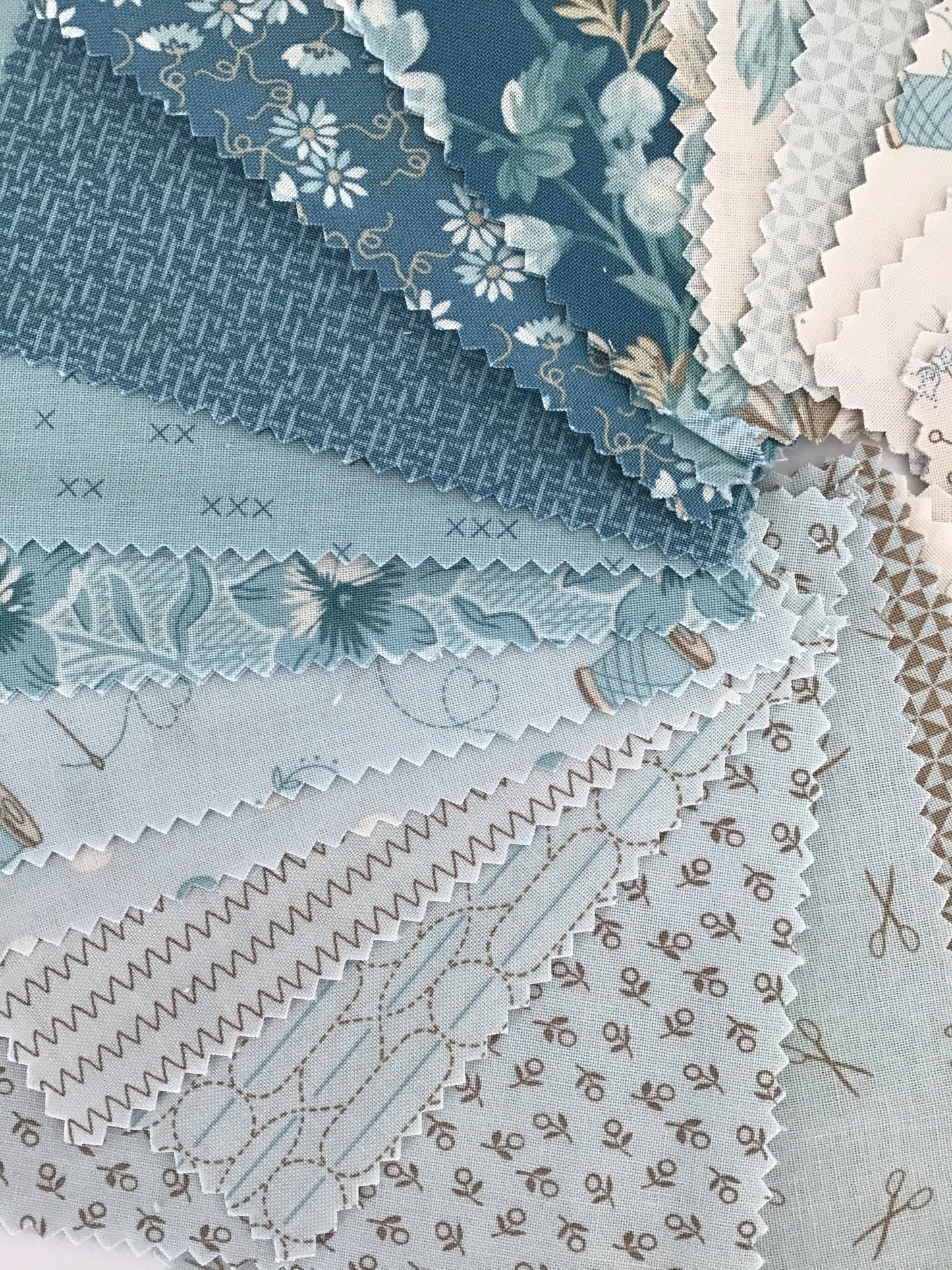 Sewing Bird Charm Pack by Laundry Basket Quilts for Andover