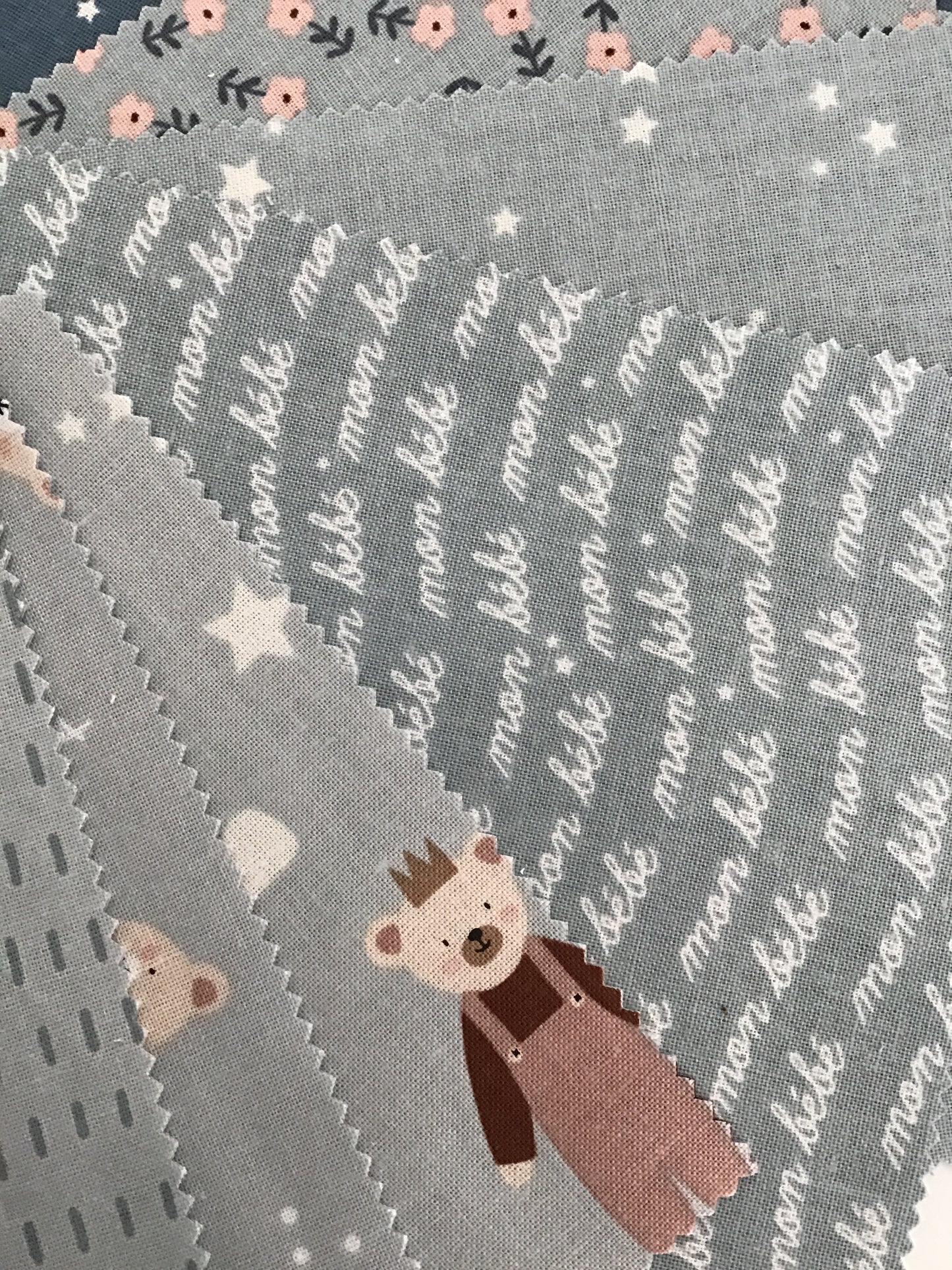 Cozy Bebe 5" Stacker by Simple Simon & Co for Riley Blake Designs, Charm Pack