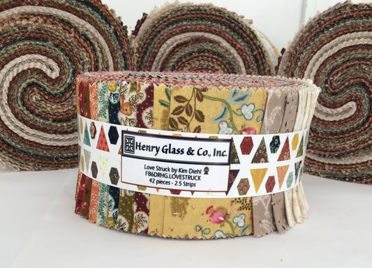 Love Struck Jelly Roll by Kim Diehl for Henry Glass & Co.