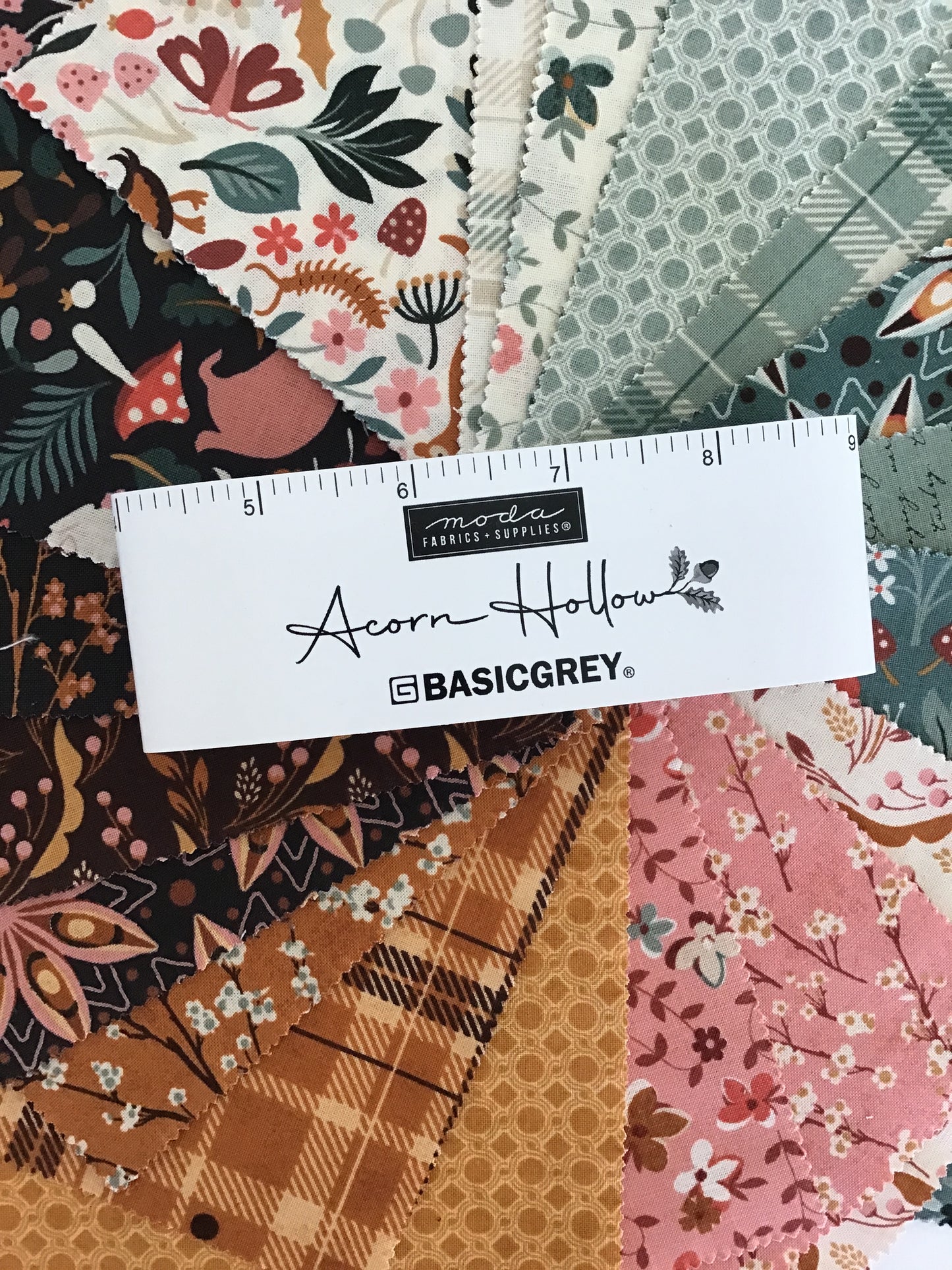 Acorn Hollow Charm Pack by BasicGrey for Moda Fabrics