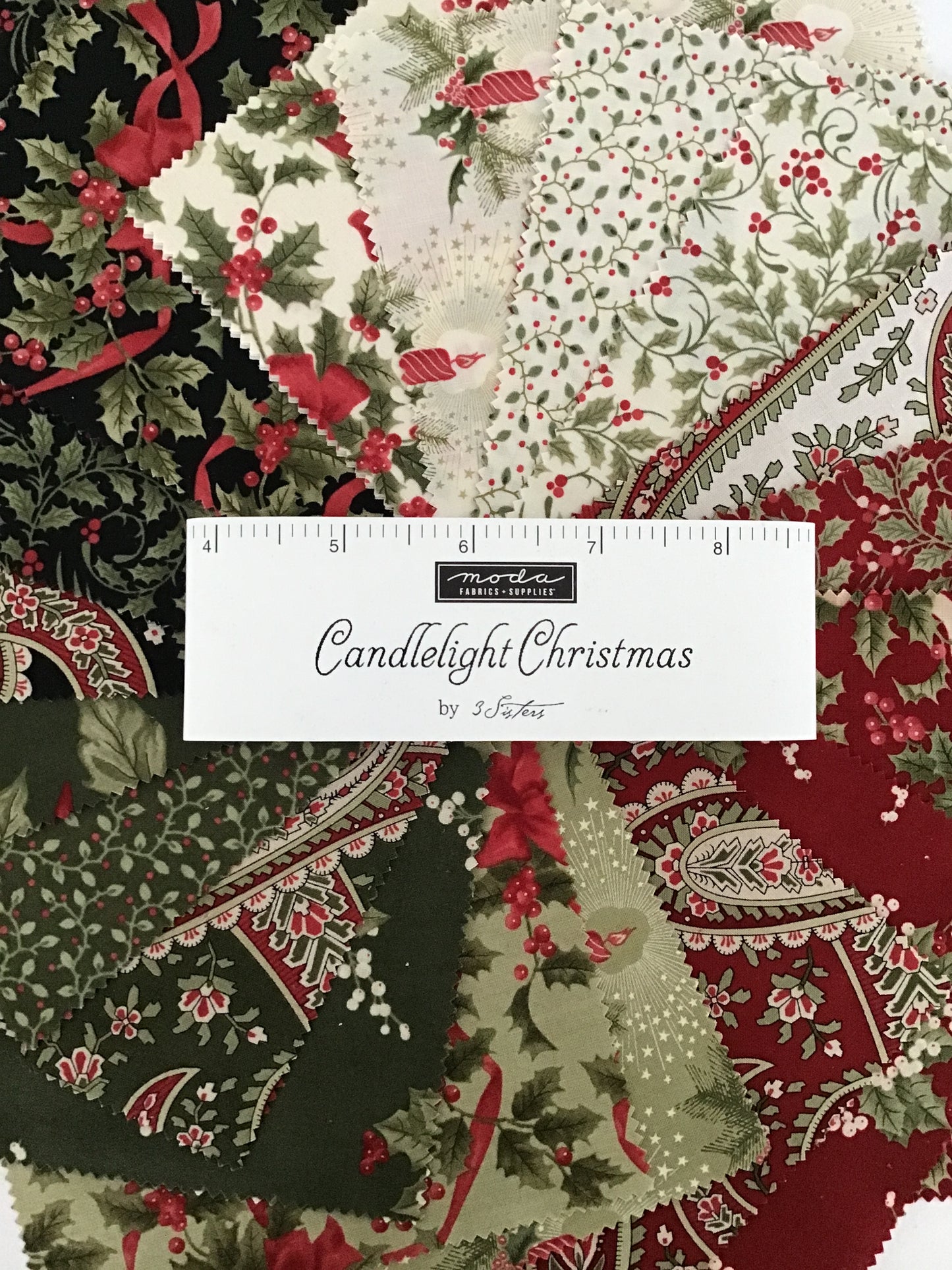 Candlelight Christmas Charm Pack by 3 Sisters for Moda Fabrics
