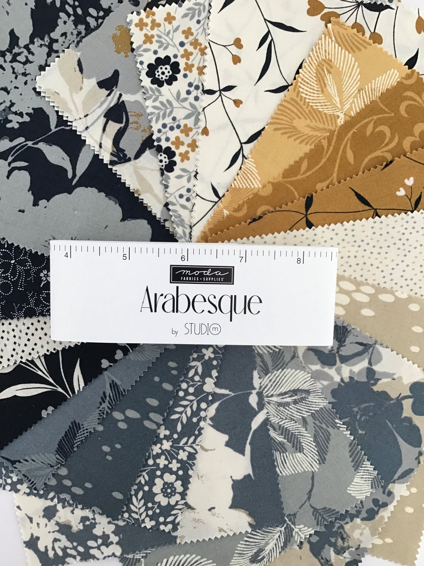 Arabesque Charm Pack by Studio M for Moda Fabrics