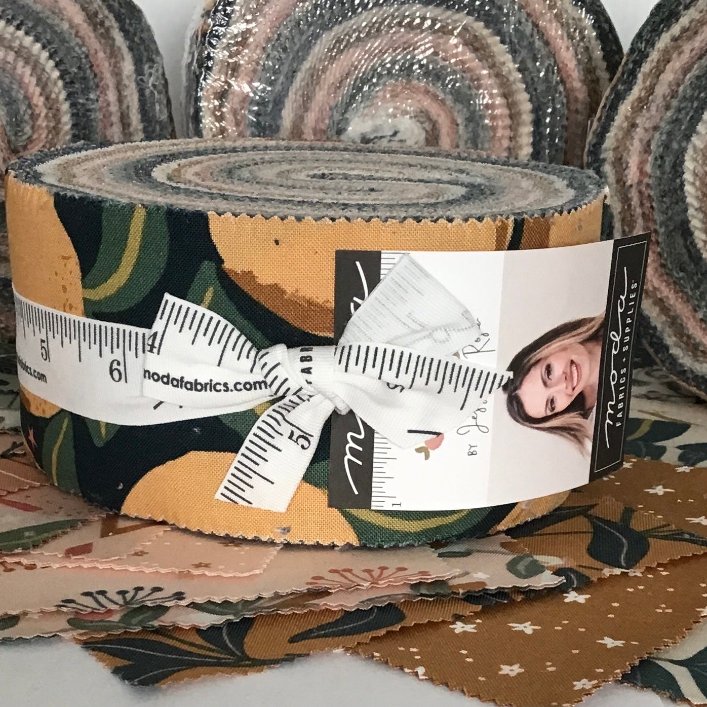 Peachy Jelly Roll by Jessica Rose for Moda Fabrics