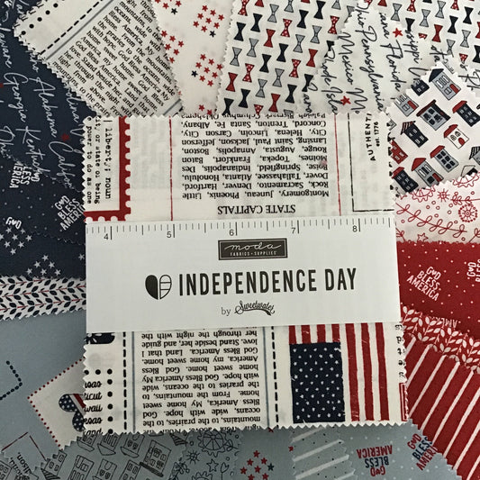 Independence Day Charm Pack by Sweetwater for Moda Fabrics