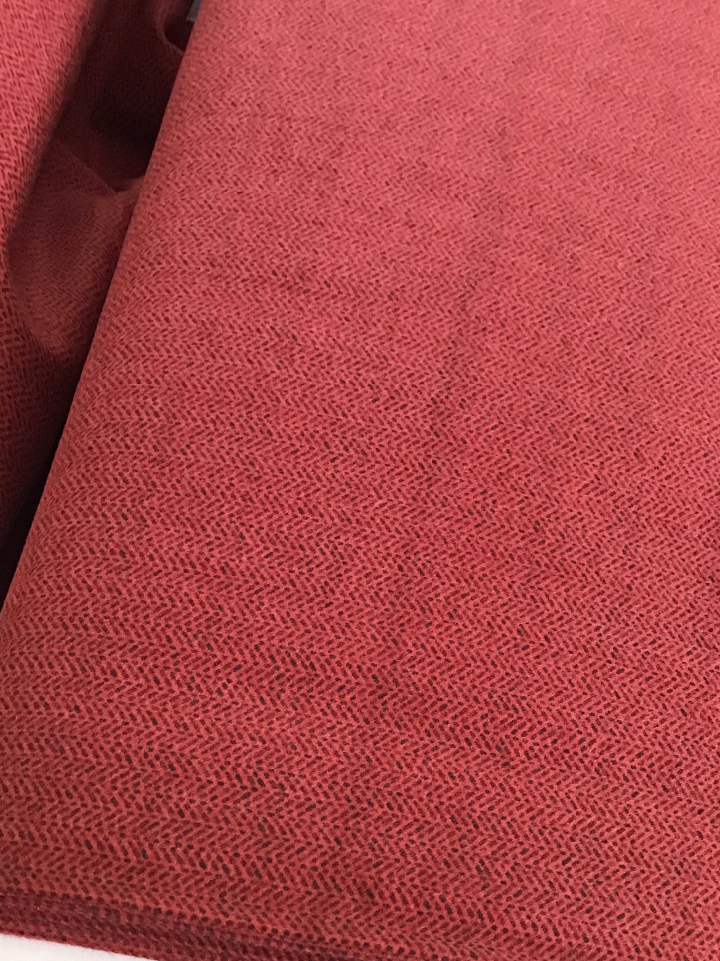 Prairie Gatherings Flannel by Primitive Gatherings for Moda Fabrics, Brick Herringbone, Yardage Sold by the Yard, 49318 20F
