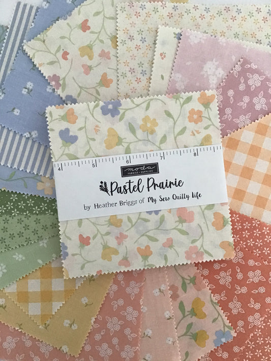 Pastel Prairie Charm Pack by Heather Briggs, My Sew Quilty Life