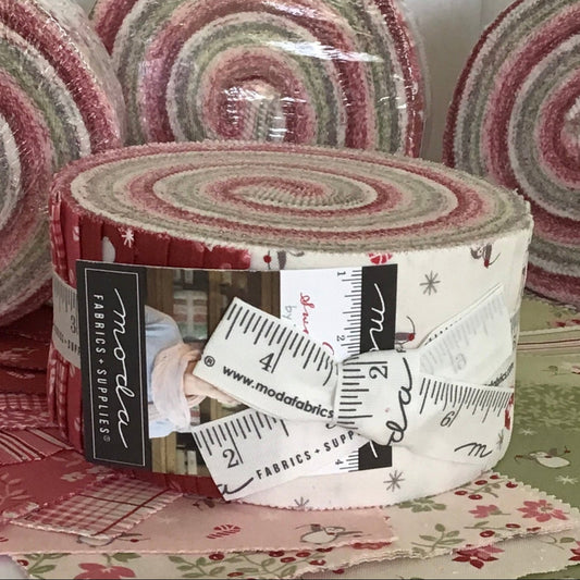 A Very Sweet Christmas Jelly Roll by Bunny Hill Designs for Moda