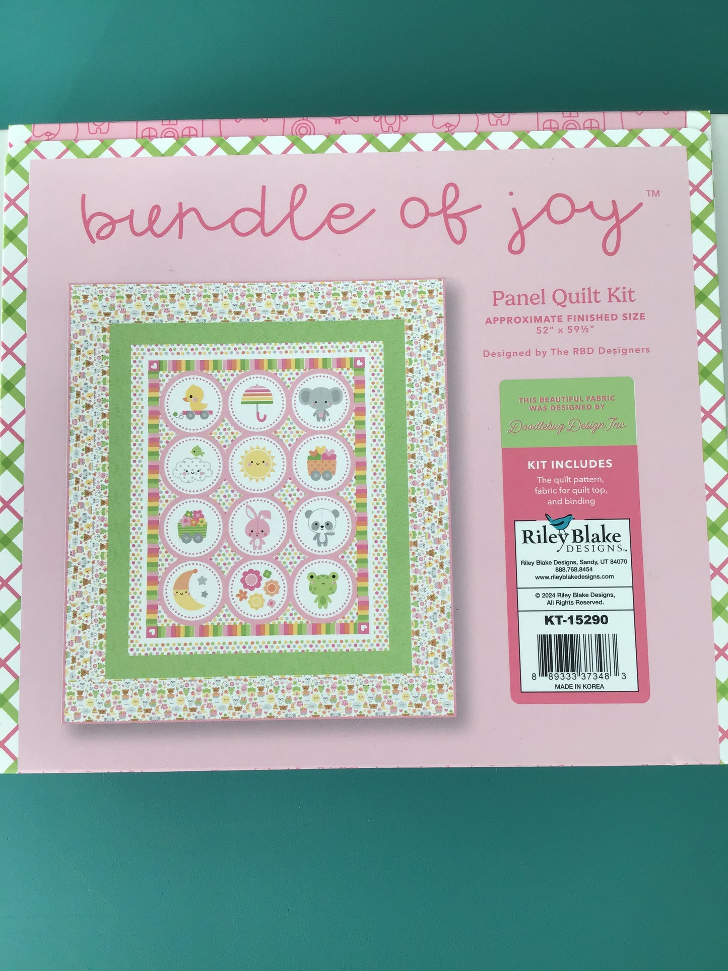 Bundle of Joy Panel Quilt Boxed Kit by Riley Blake Designs