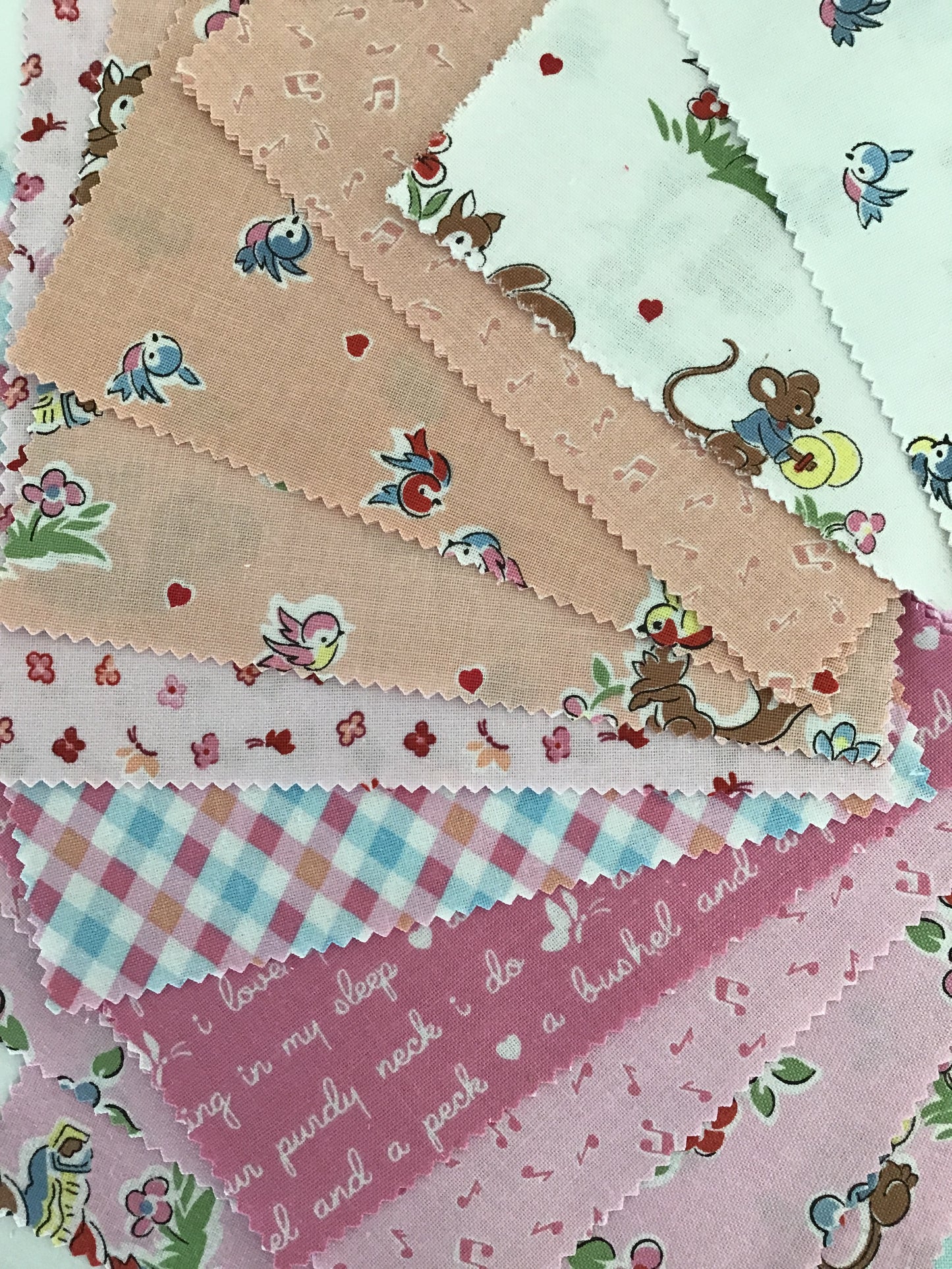 Love Notes 5" Stacker by Lindsay Wilkes of the Cottage Mama for Riley Blake