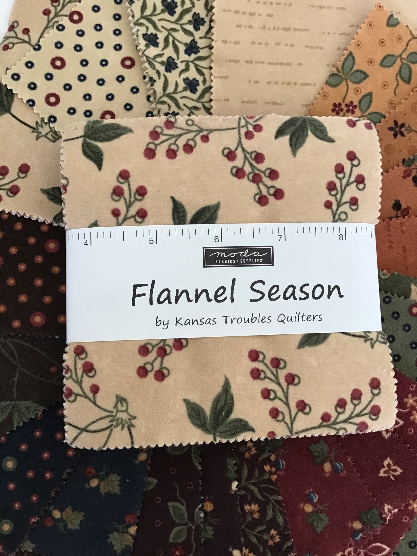 Flannel Season Charm Pack by Kansas Troubles Quilters for Moda Fabrics