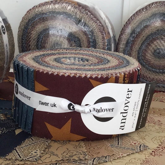 Fredericksburg Revisited Jelly Roll by Jo Morton for Andover Fabrics