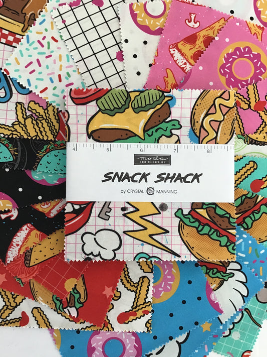 Snack Shack Charm Pack by Crystal Manning for Moda Fabrics