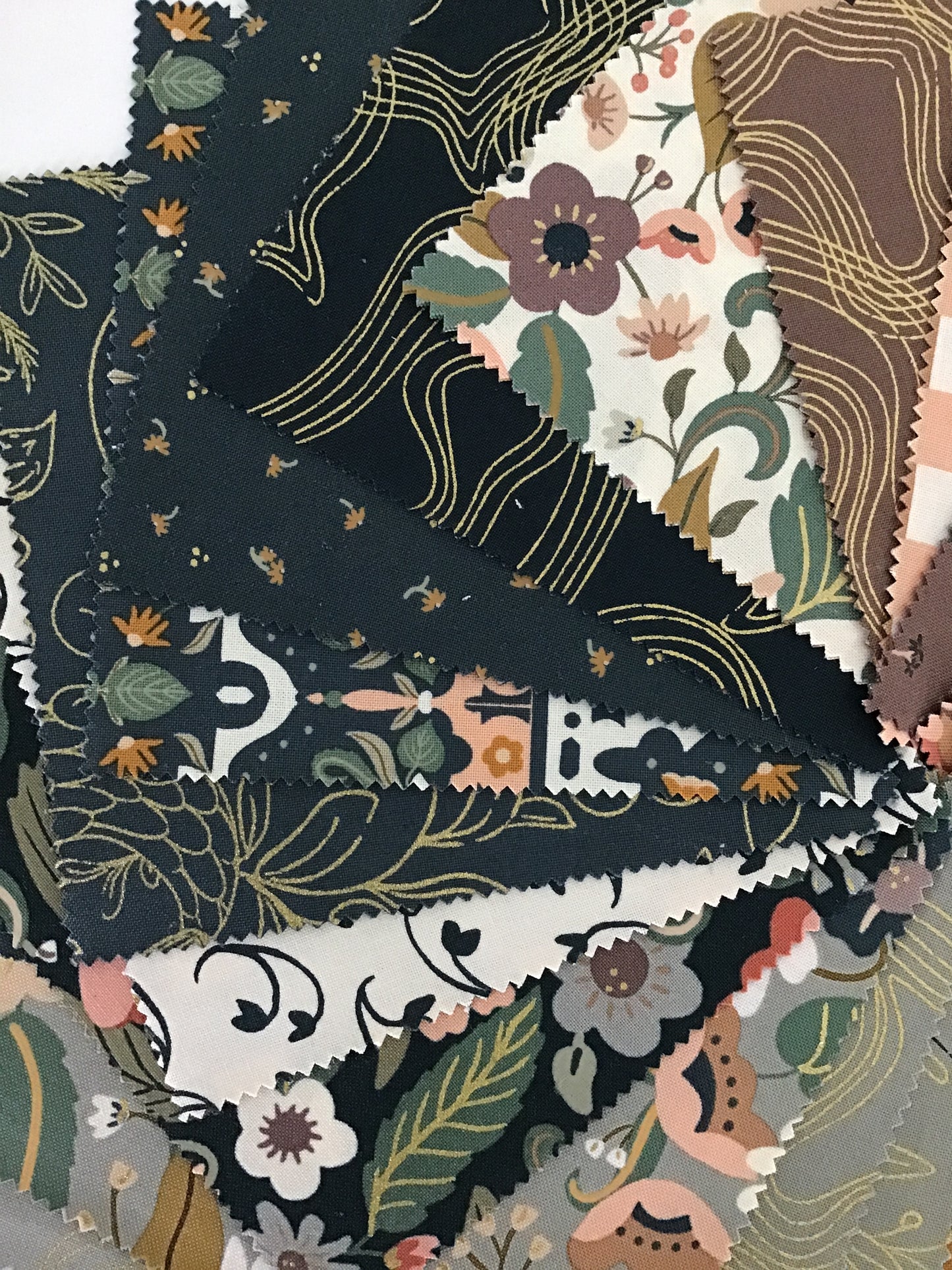 Sunlit Ruins Charm Pack with Metallic Accents by Jessica Rose for Moda Fabrics