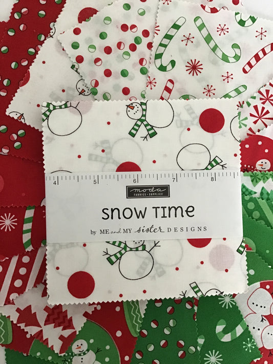 Snow Time Charm Pack by Me and My Sister Designs for Moda Fabrics