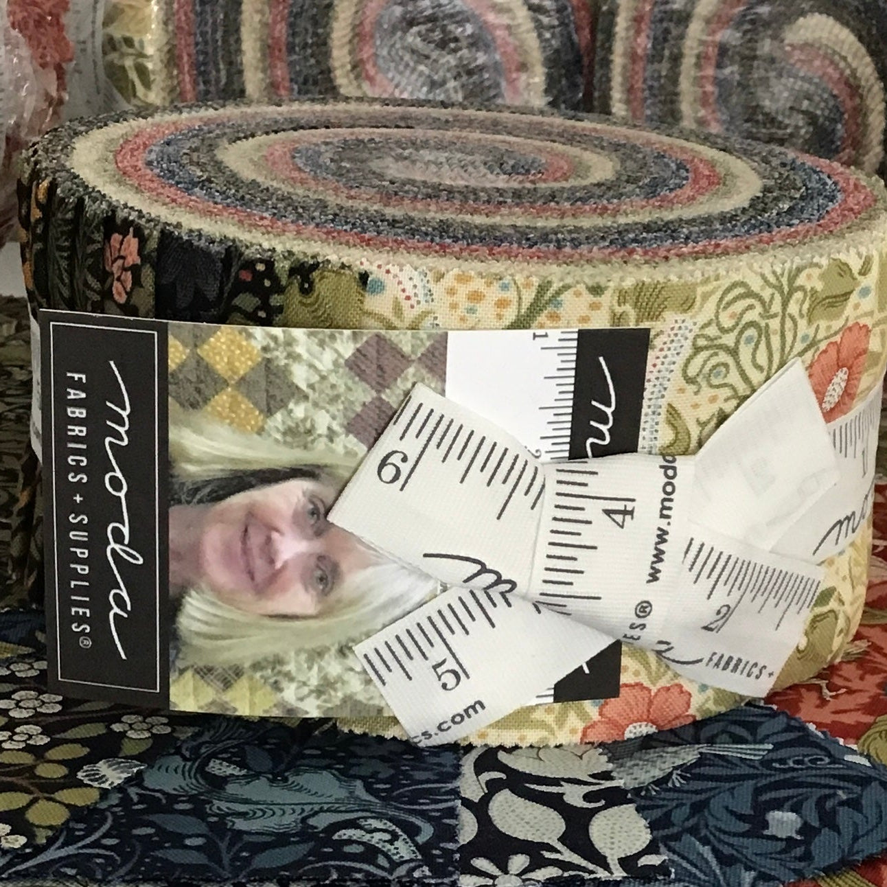 Morris Muse Best of Morris Jelly Roll by Barbara Brackman for Moda Fabrics