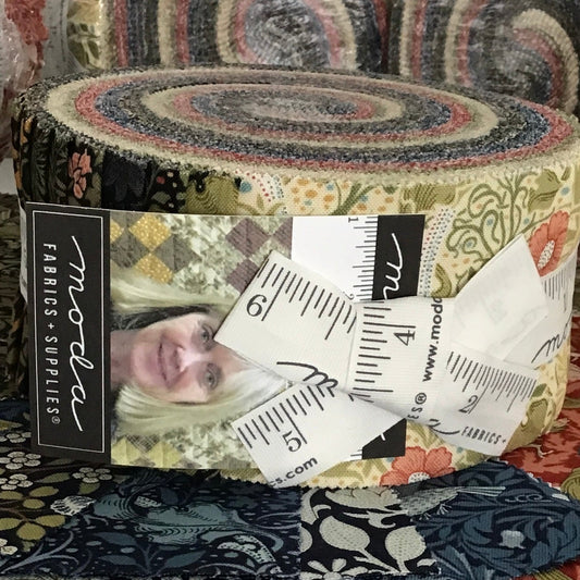 Morris Muse Best of Morris Jelly Roll by Barbara Brackman for Moda Fabrics