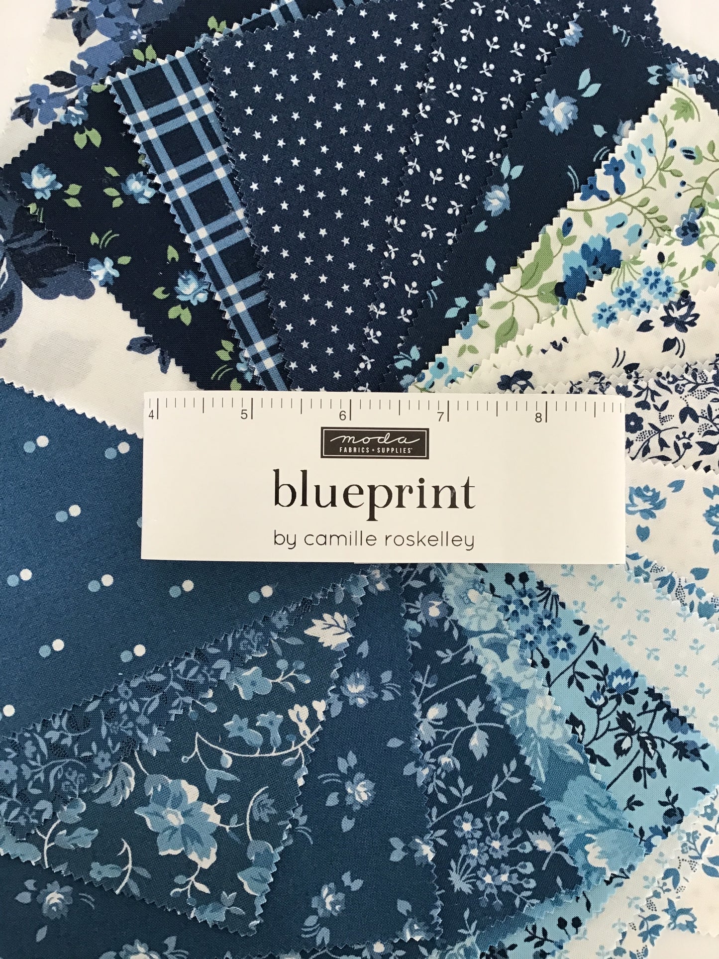 Blueprint Charm Pack by Camille Roskelley for Moda Fabrics
