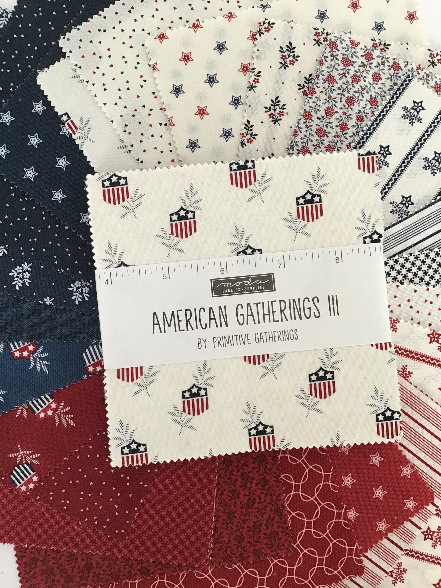 American Gatherings III Charm Pack by Primitive Gatherings for Moda Fabrics