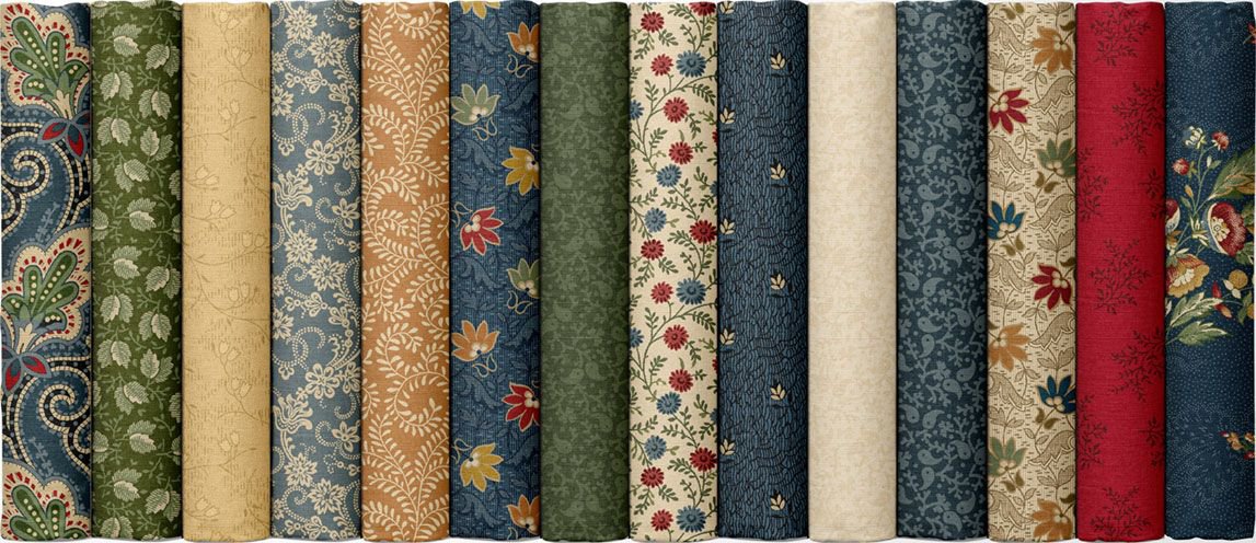 Canton Quilting Circle Jelly Roll by Judie Rothermel for Marcus Fabrics