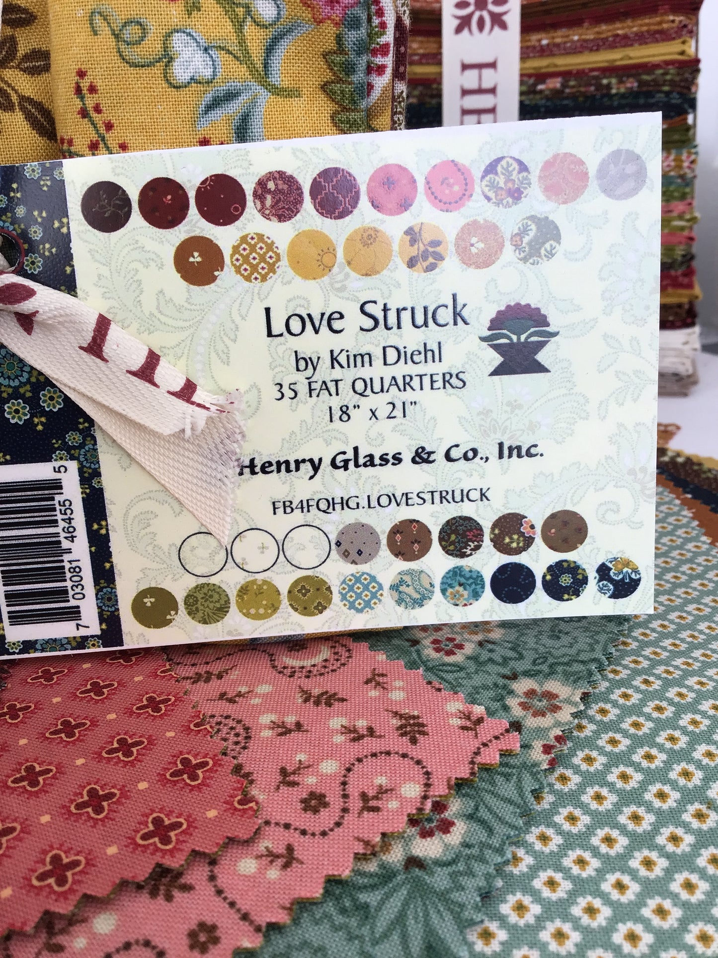 Love Struck Fat Quarter Bundle by Kim Diehl (35) 18" x 21" Fat Quarters