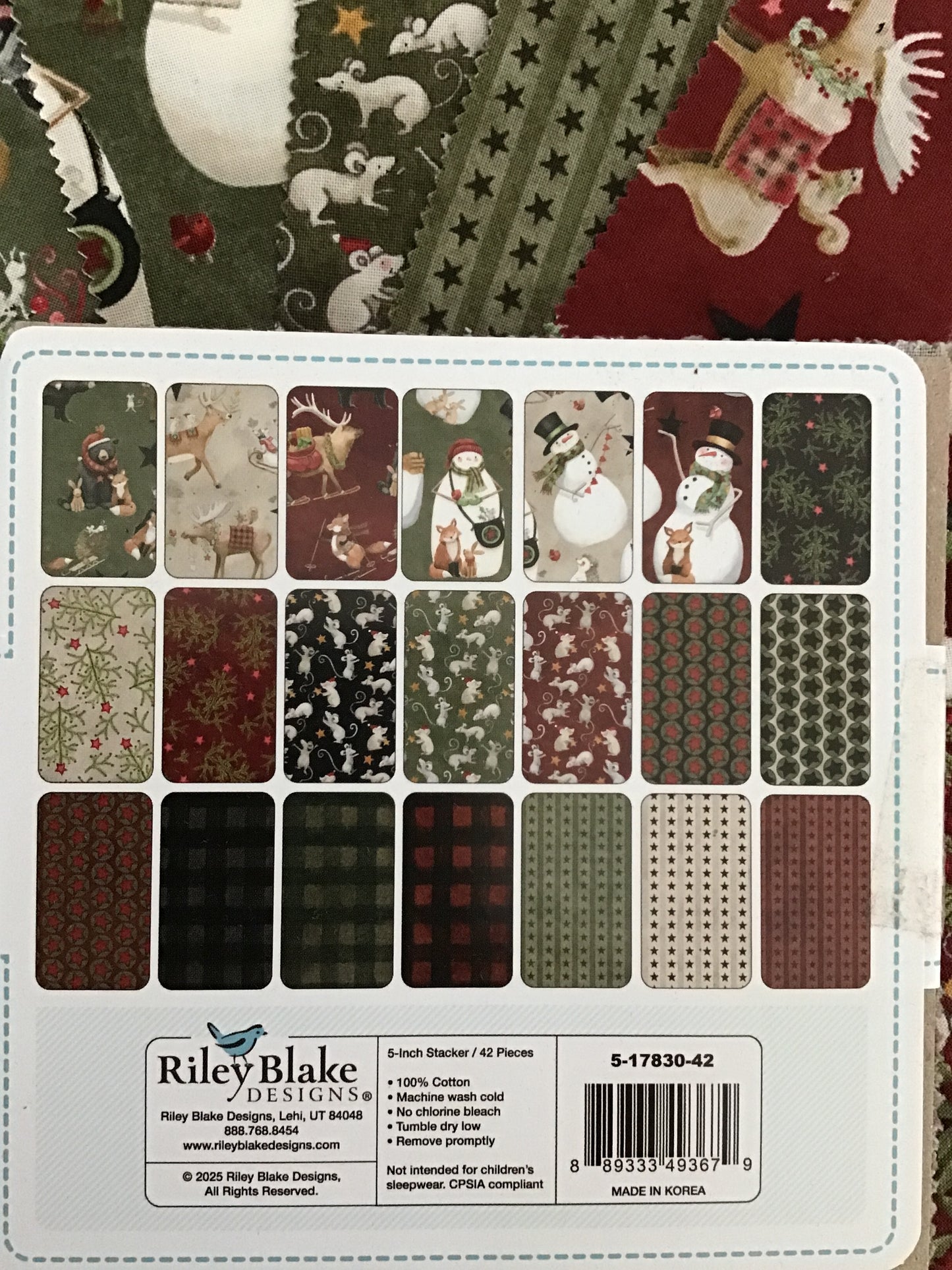 Northern Christmas Charm Pack by Riley Blake Designs