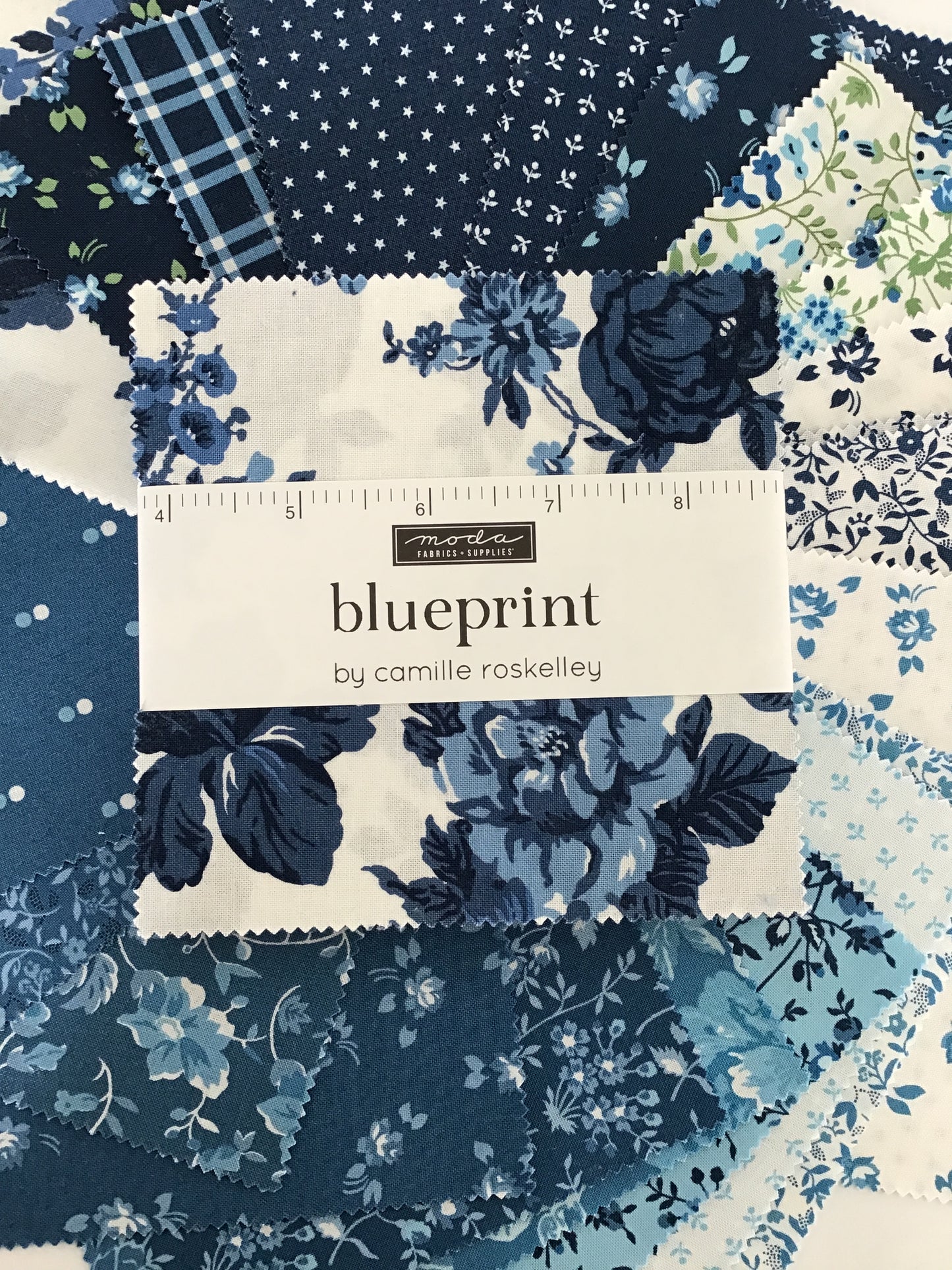 Blueprint Charm Pack by Camille Roskelley for Moda Fabrics