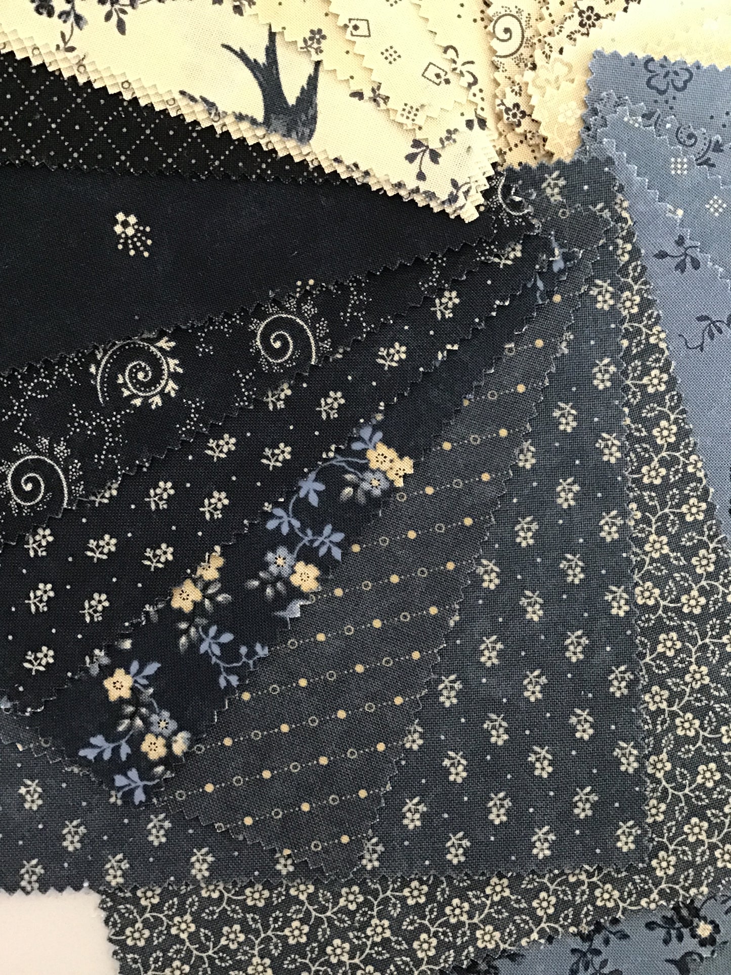 Bluebird's Nest Jelly Roll by Kansas Troubles Quilters for Moda Fabrics