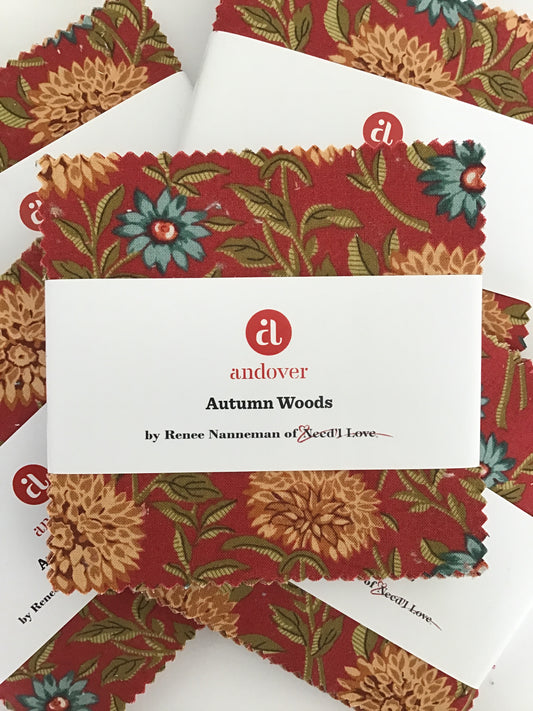 Autumn Woods Charm Pack by Renee Nanneman for Andover Fabrics
